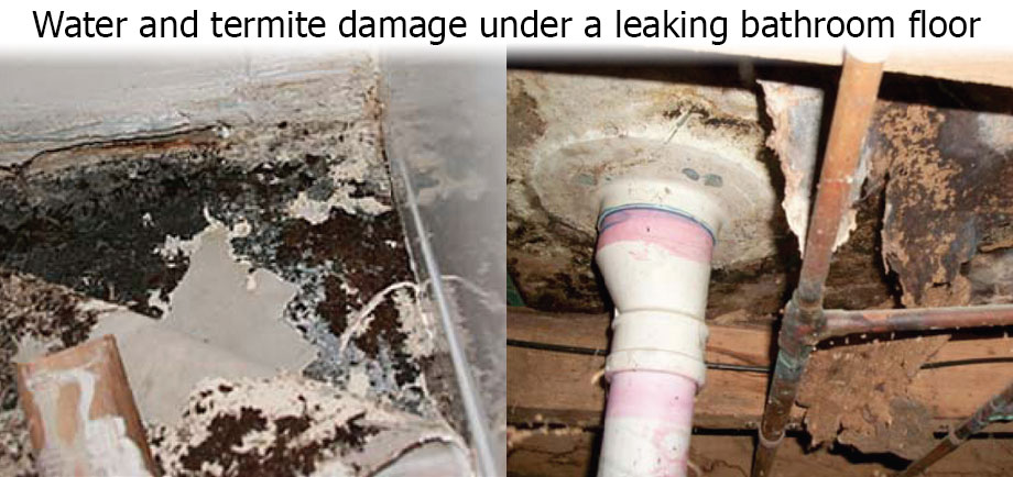bathroom water damage repair Canberra